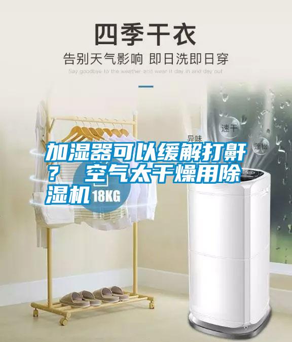 加濕器可以緩解打鼾？ 空氣太干燥用除濕機