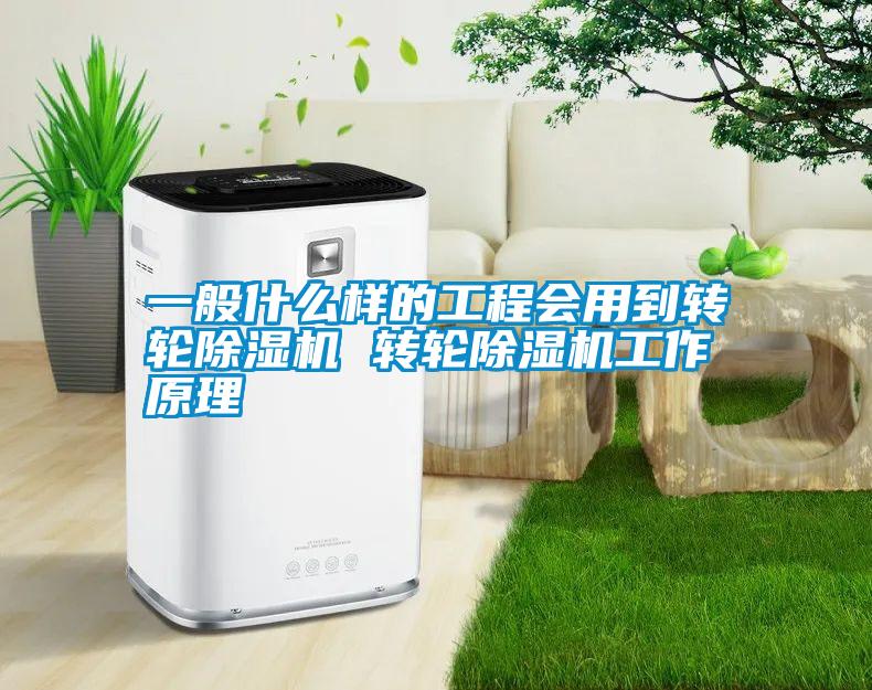 一般什么樣的工程會用到轉輪除濕機 轉輪除濕機工作原理