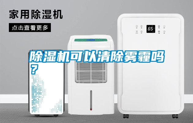 除濕機(jī)可以清除霧霾嗎？