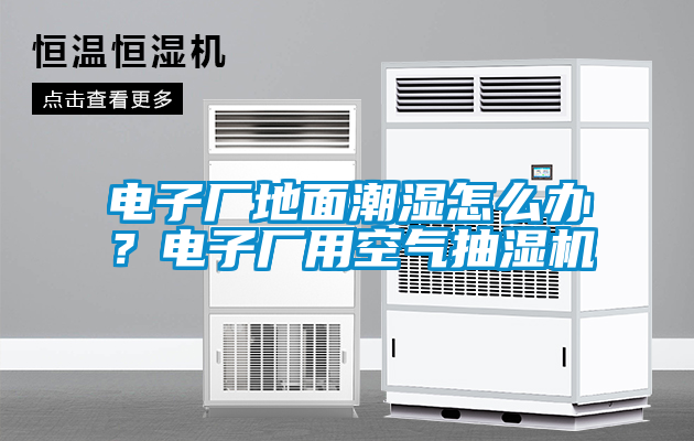 電子廠地面潮濕怎么辦？電子廠用空氣抽濕機(jī)