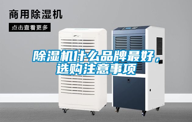 除濕機什么品牌最好，選購注意事項