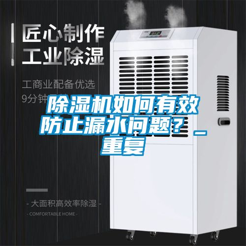 除濕機如何有效防止漏水問題？_重復