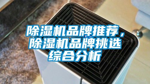 除濕機品牌推薦，除濕機品牌挑選綜合分析