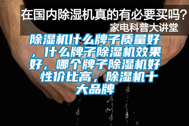 除濕機什么牌子質量好，什么牌子除濕機效果好，哪個牌子除濕機好 性價比高，除濕機十大品牌