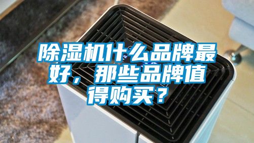 除濕機什么品牌最好，那些品牌值得購買？