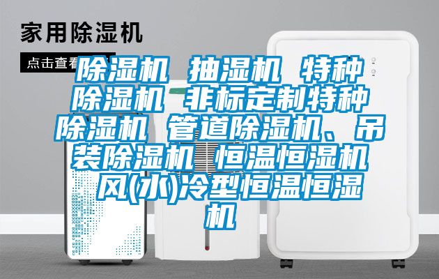 除濕機 抽濕機 特種除濕機 非標(biāo)定制特種除濕機 管道除濕機、吊裝除濕機 恒溫恒濕機 風(fēng)(水)冷型恒溫恒濕機