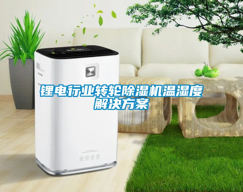 鋰電行業轉輪除濕機溫濕度解決方案