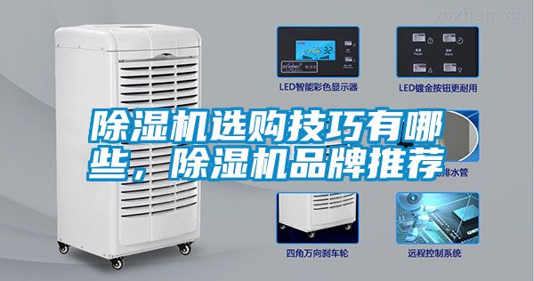 除濕機選購技巧有哪些，除濕機品牌推薦